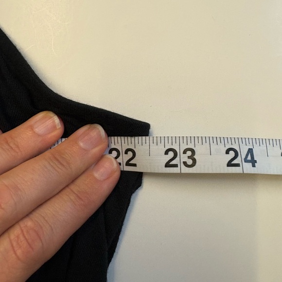 Jessica beaded scoop neck stretchy sleeveless black tank top women's size 3X - Picture 6 of 9